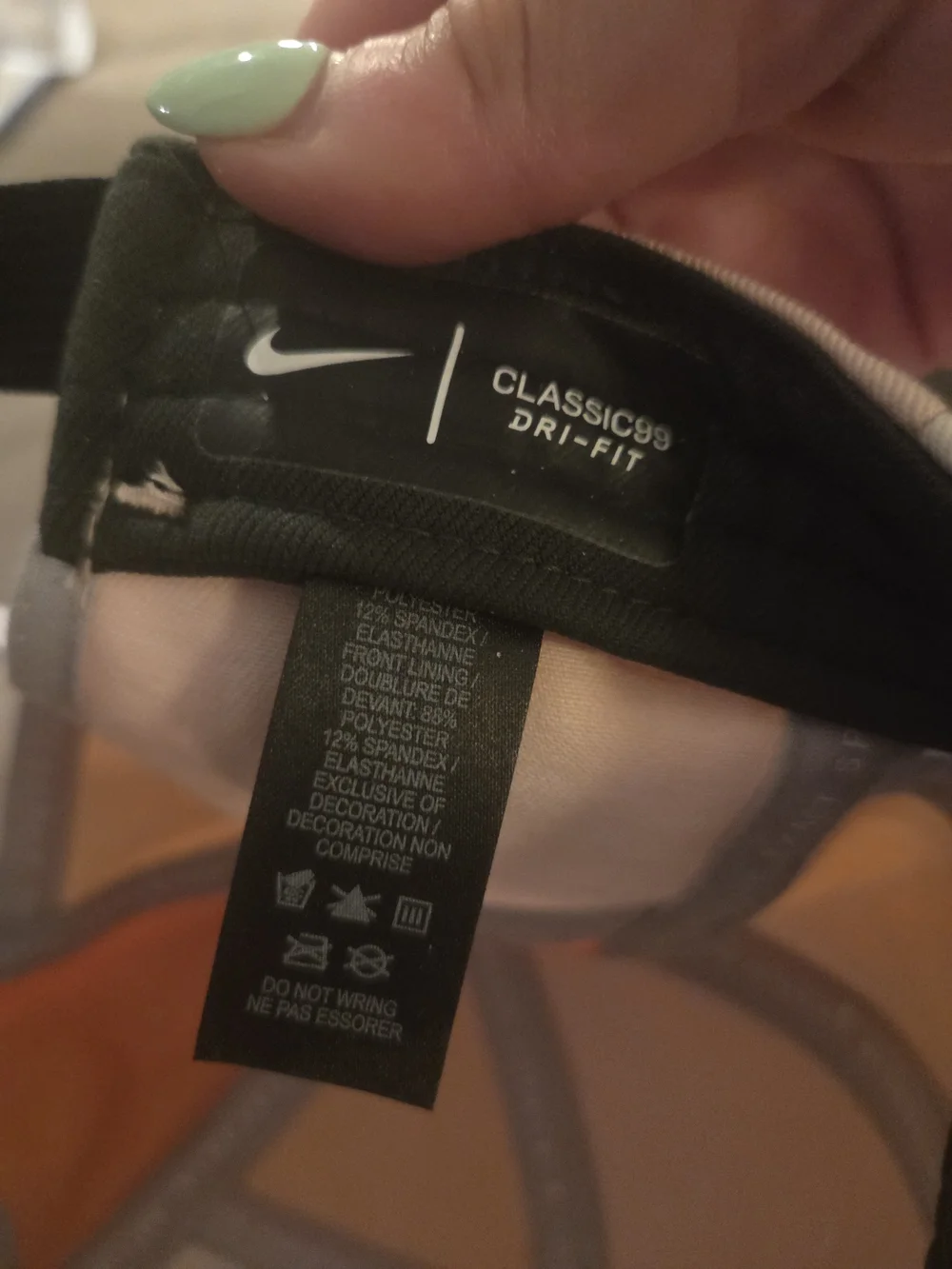 Nike Swoosh Patch Cap in Light Peach and Cream